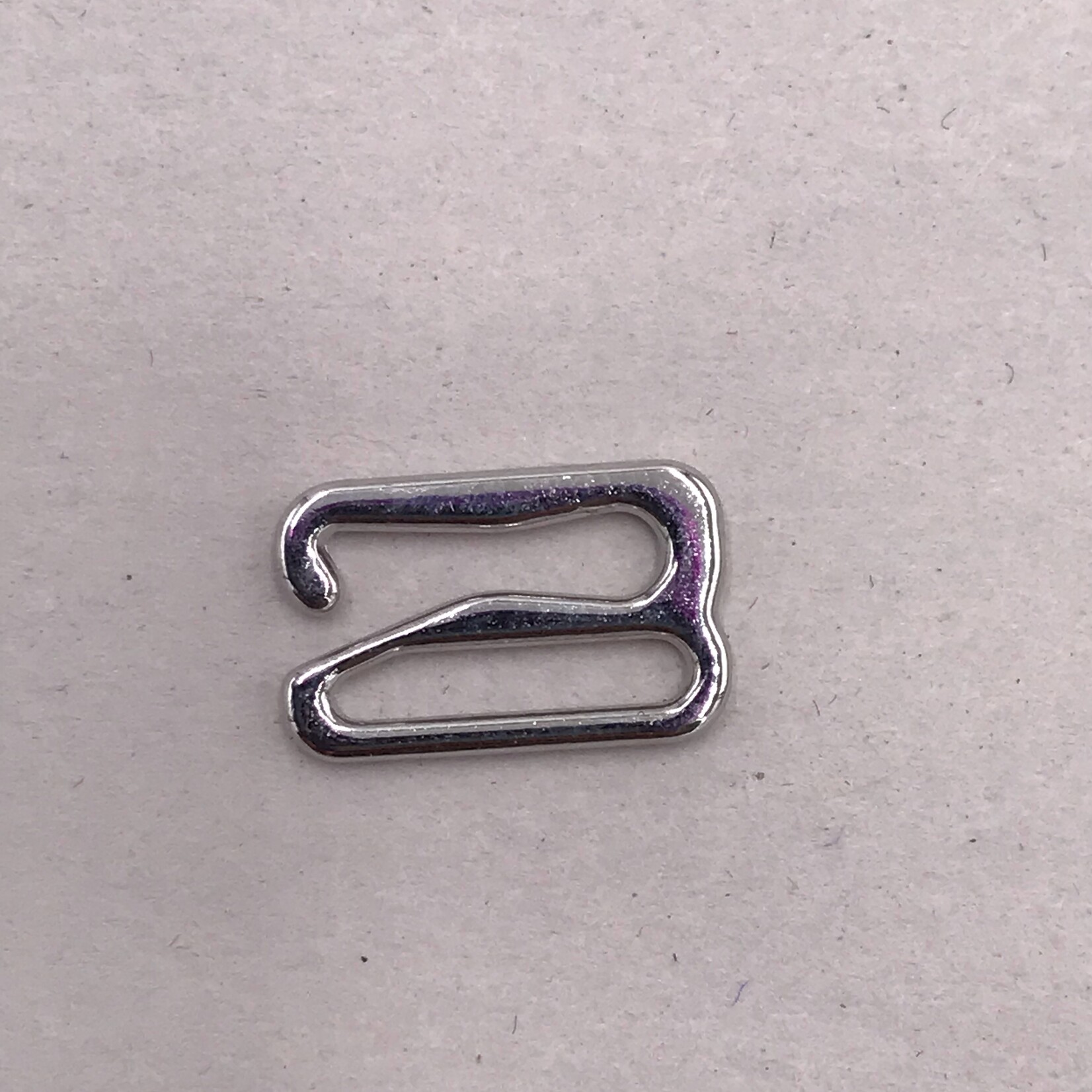 Bra Open Hook (12mm) 1/2 Inch (100pcs/pk) - Silver