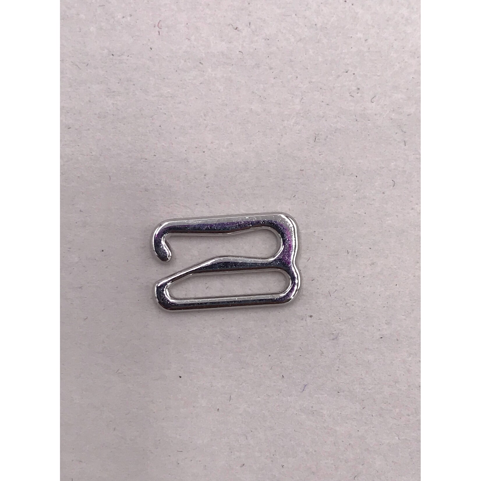 Bra Open Hook (12mm) 1/2 Inch (100pcs/pk) - Silver