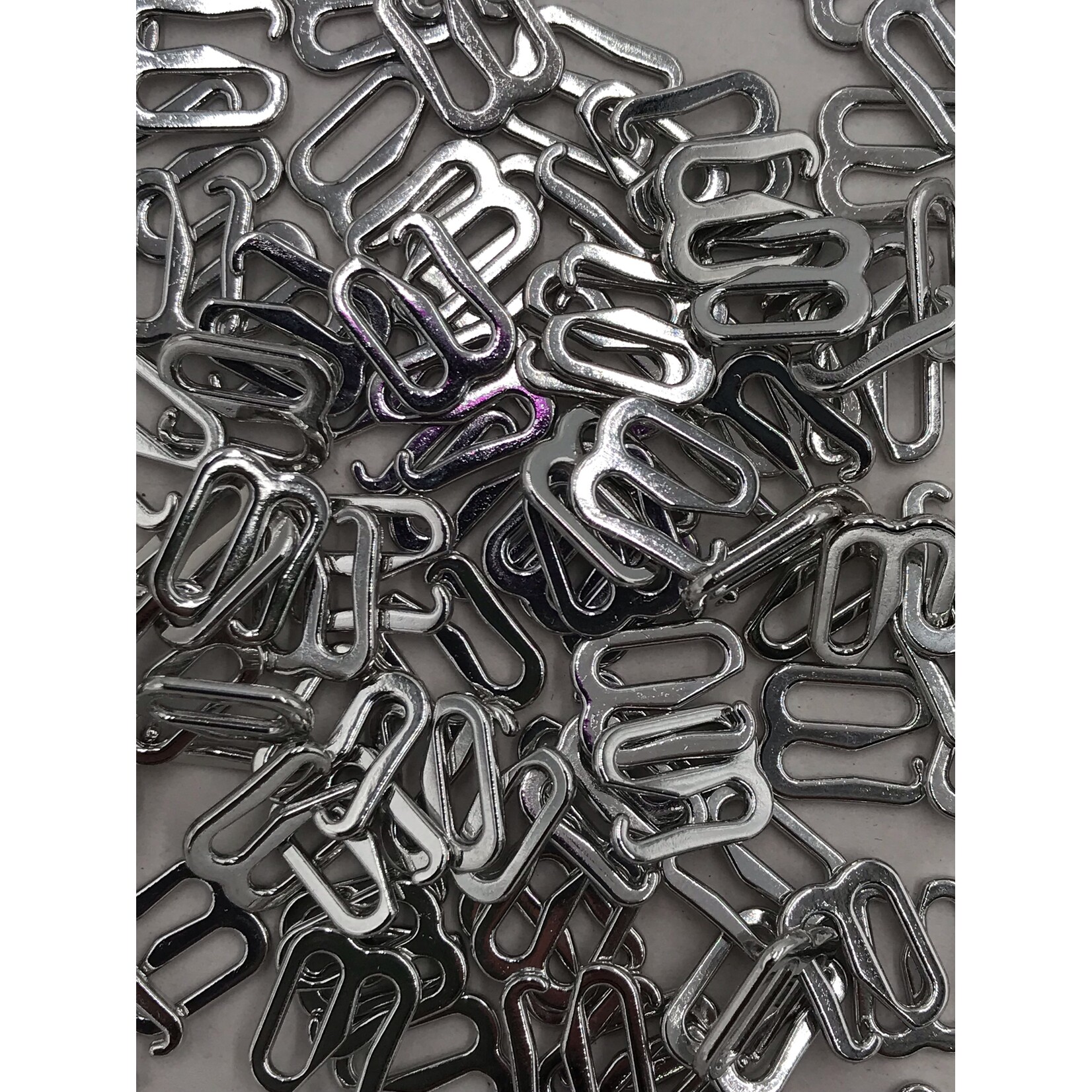 BRA OPEN HOOK (8MM) 5/16 INCH (100PCS/PACK) - SILVER