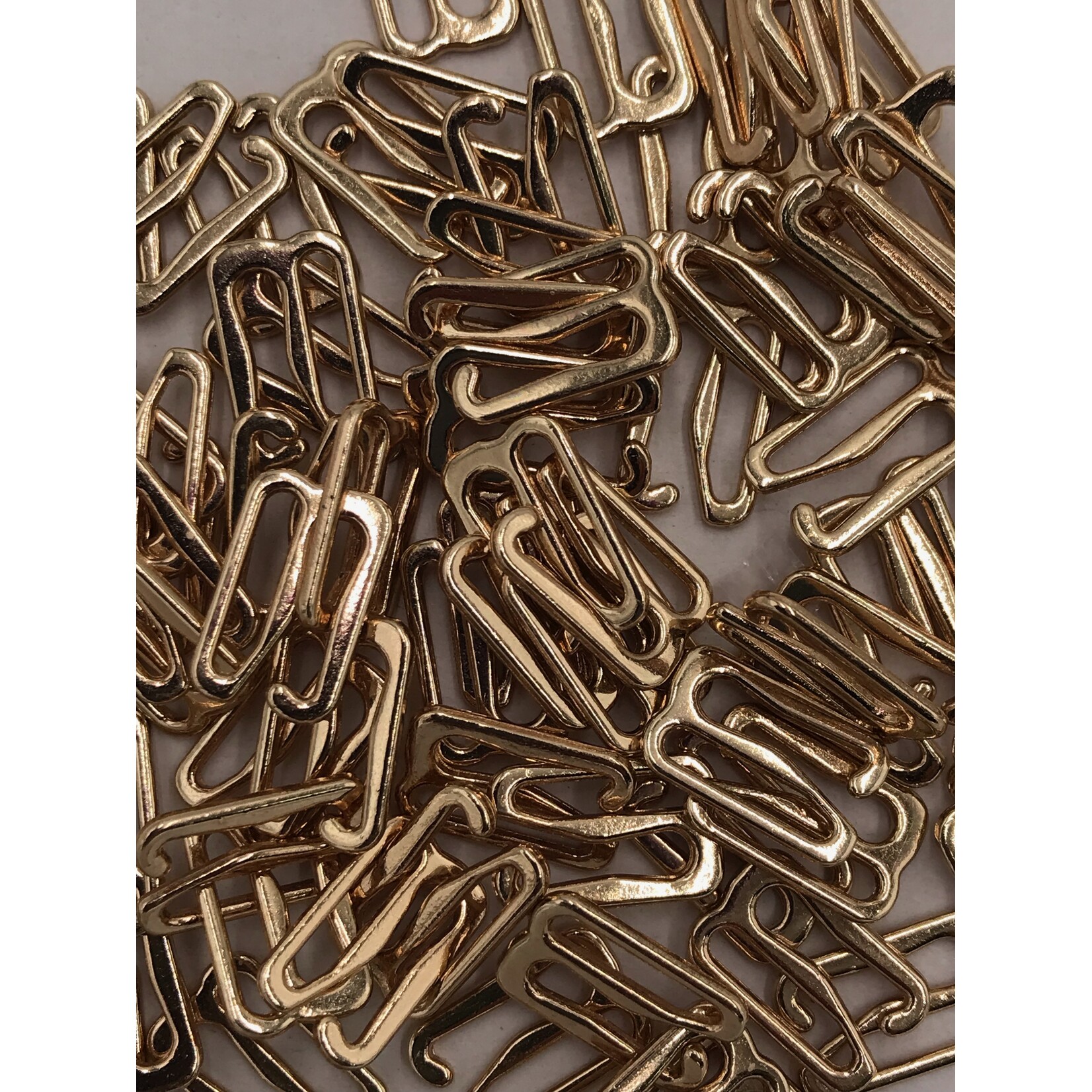 BRA OPEN HOOK (12MM) 1/2 INCH (50PCS/PACK) - GOLD