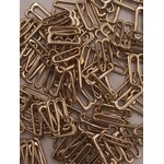 BRA OPEN HOOK (16MM) 5/8 INCH (50PCS/PACK) - GOLD