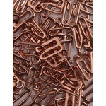 BRA OPEN HOOK (12MM) 1/2 INCH (100PCS/PACK) - ROSE GOLD