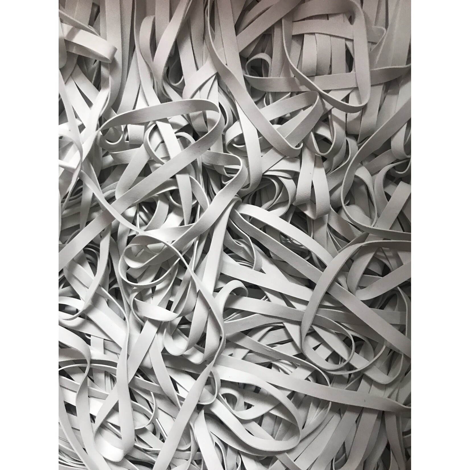 RUBBER ELASTIC 5/16 INCH X 0.6MM X 5KG BOX - WHITE