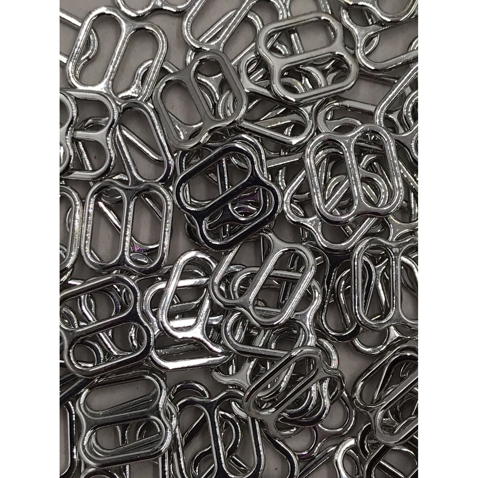 BRA SLIDER (8MM) 5/16 INCH (100PCS/PACK) - SILVER