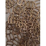 BRA SLIDER (8MM) 5/16 INCH (1500PCS/PACK) - GOLD