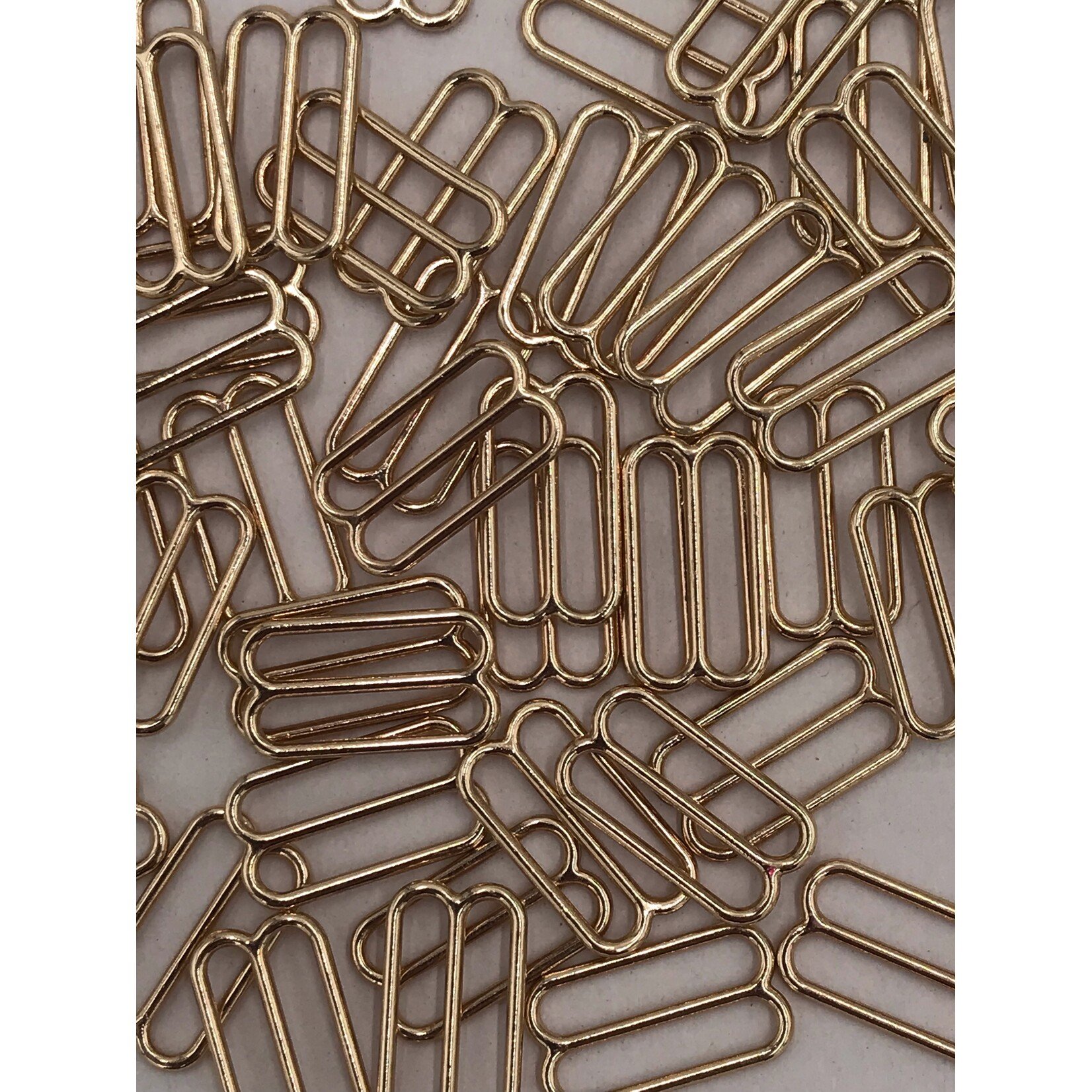 BRA SLIDER (16MM) 5/8 INCH (1500PCS/PACK) - GOLD