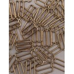 BRA SLIDER (16MM) 5/8 INCH (50PCS/PACK) - GOLD