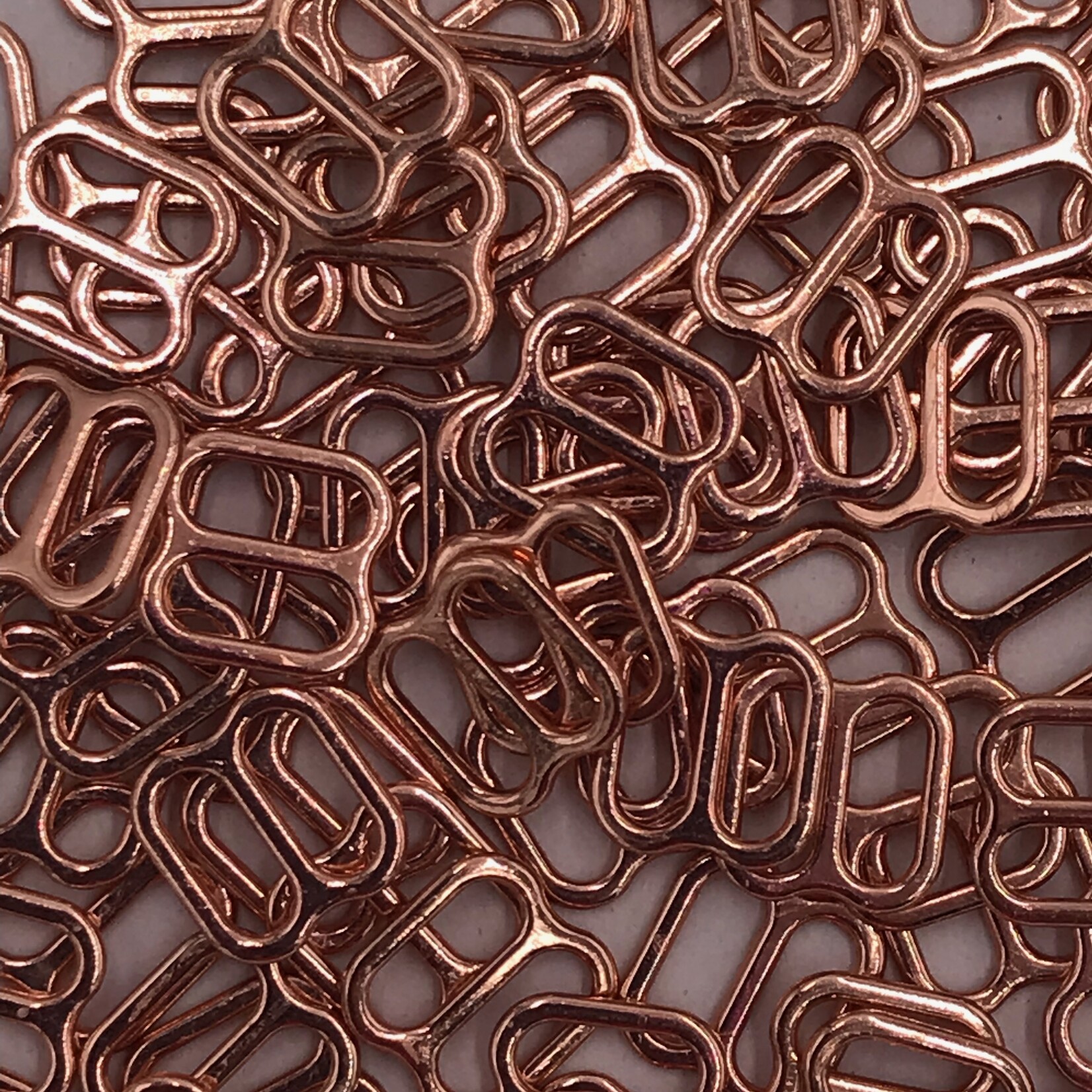 Bra Slider 5/16 Inch  (8mm) 50pcs/pk - Rose Gold