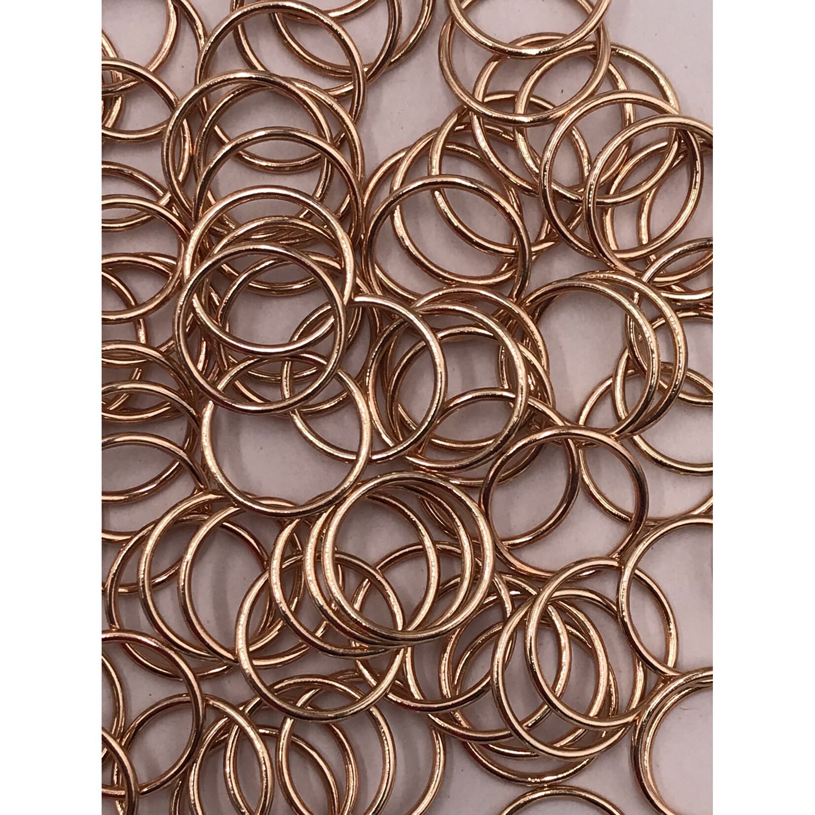 BRA O-RINGS (16MM) 5/8 INCH (1500PCS/PACK) - GOLD