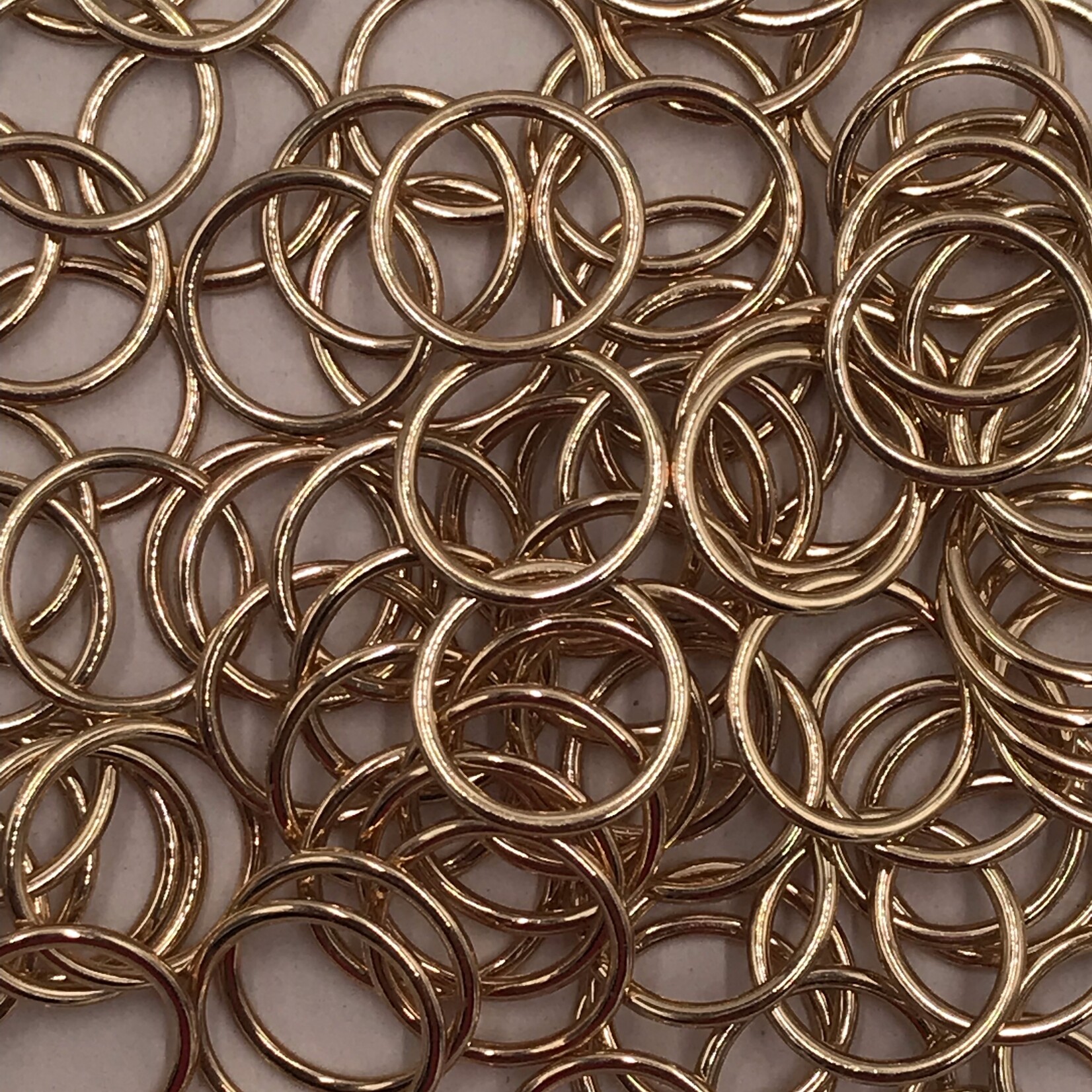 BRA O-RINGS (12MM) 1/2 INCH (100PCS/PACK) - GOLD