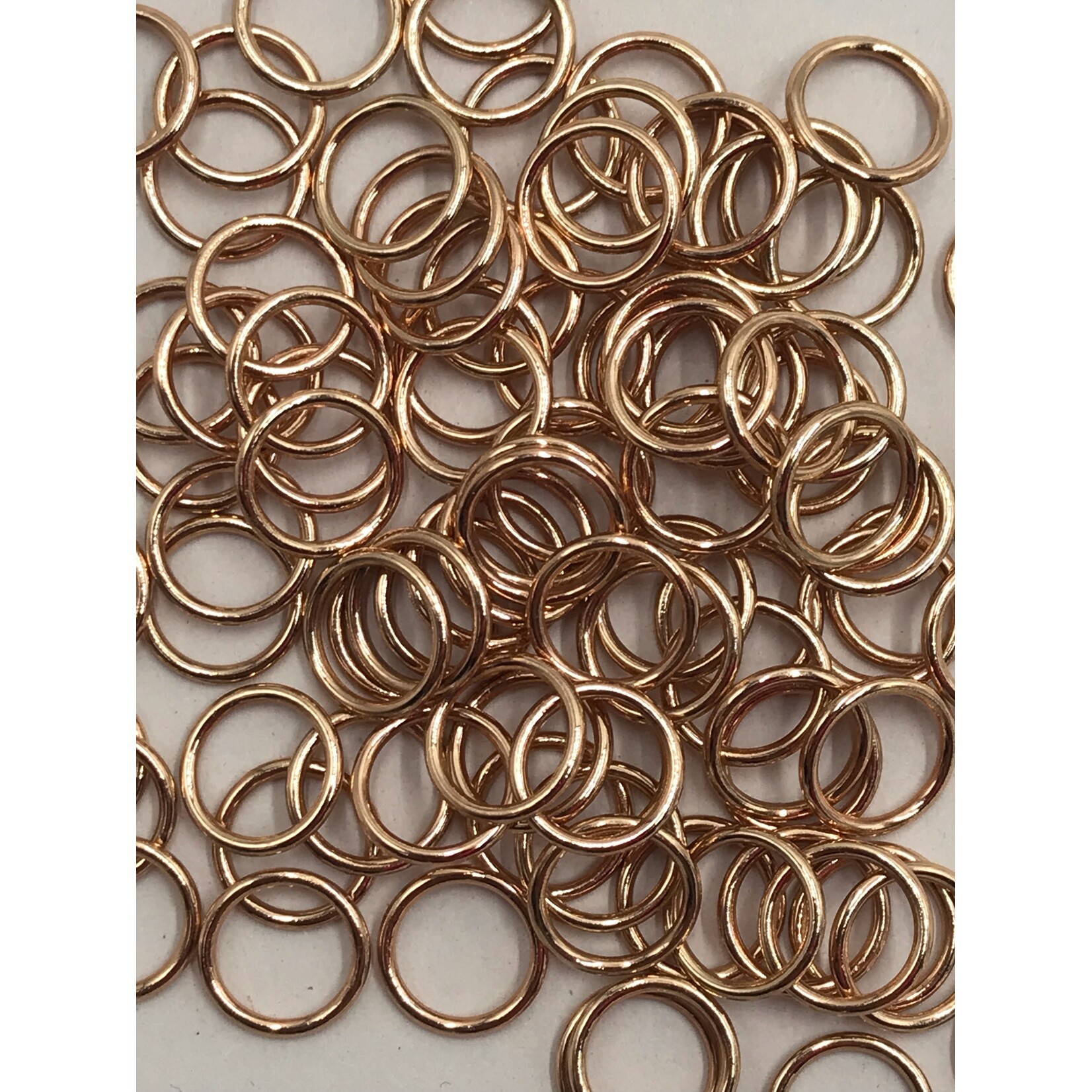BRA O-RINGS (8MM) 5/16 INCH (100PCS/PACK) - GOLD