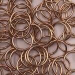 BRA O-RINGS (16MM) 5/8 INCH (50PCS/PACK) - GOLD