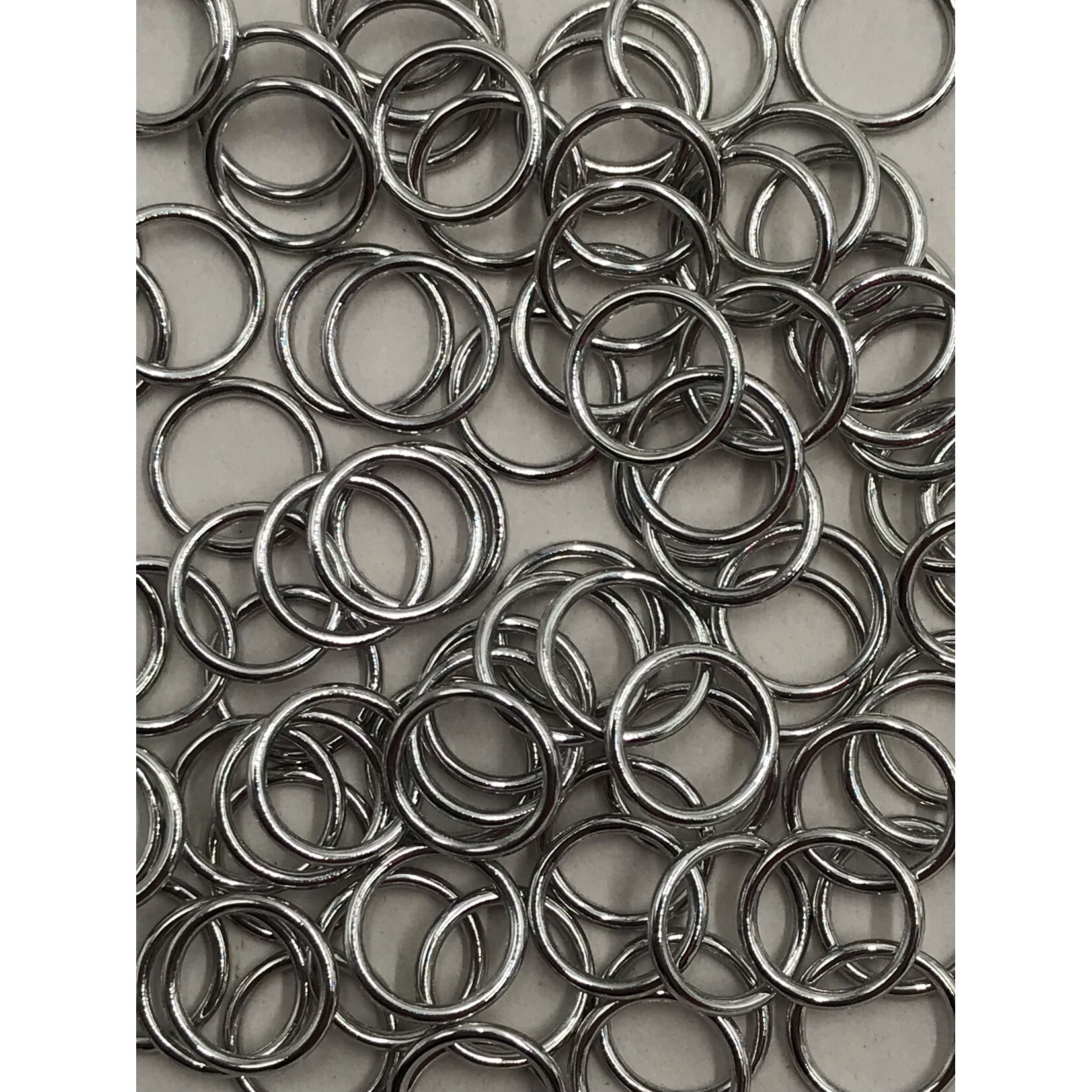 BRA O-RINGS (8MM) 5/16 INCH (50PCS/PACK) - SILVER