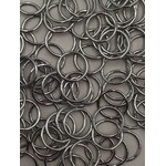 BRA O-RINGS (12MM) 1/2 INCH (100PCS/PACK) - SILVER