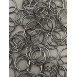 BRA O-RINGS (16MM) 5/8 INCH (100PCS/PACK) - SILVER