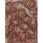 BRA O-RINGS (16MM) 5/8 INCH (1500PCS/PACK) - ROSE GOLD