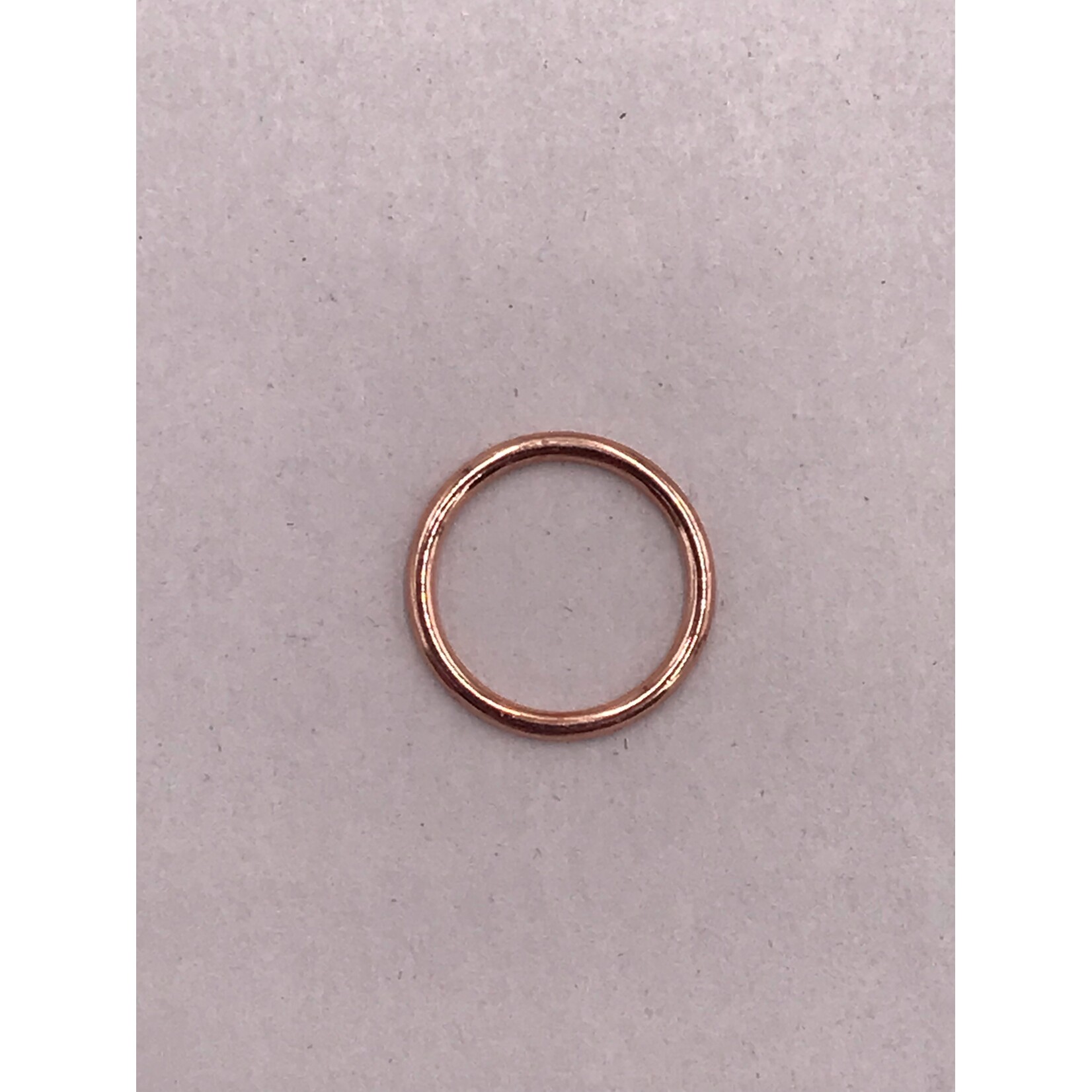 BRA O-RINGS (12MM)  1/2 INCH (100PCS/PACK) - ROSE GOLD