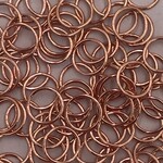 BRA O-RINGS (12MM)  1/2 INCH (100PCS/PACK) - ROSE GOLD