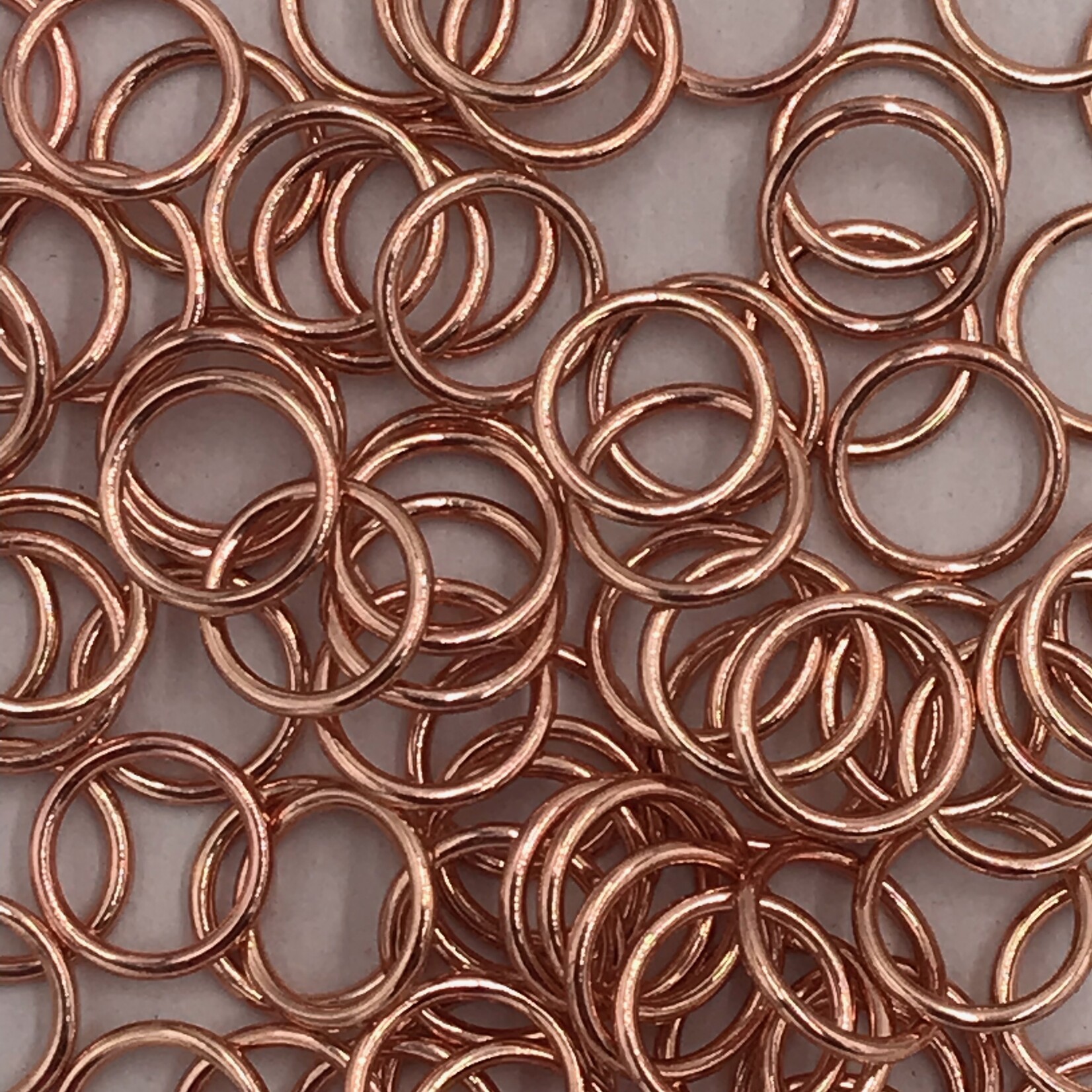 Bra O-Rings (8mm) 5/16 Inch (100pc/Pk) - Rose Gold