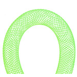 Nylon Mesh Tubing  LIME GREEN 9-10mm 30Meters