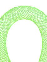 Nylon Mesh Tubing  LIME GREEN 9-10mm 30Meters