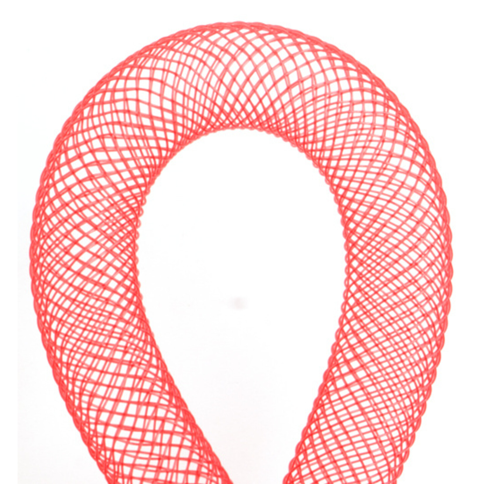 Nylon Mesh Tubing  RED 9-10mm 30Meters