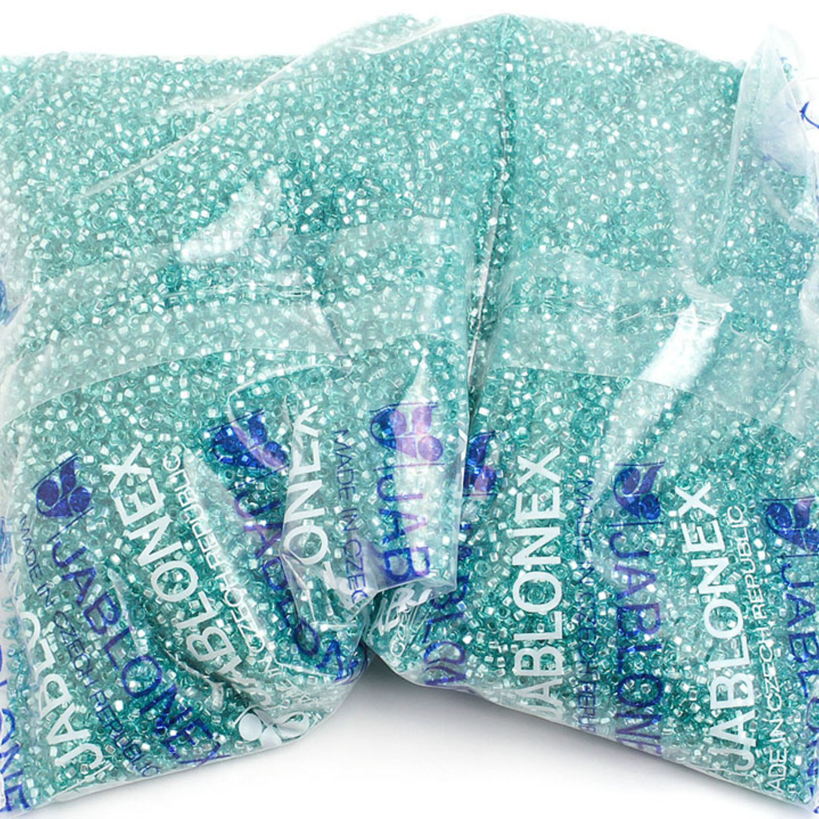 Seedbead (500 grams)  10/0 Silverlined  - Crystal