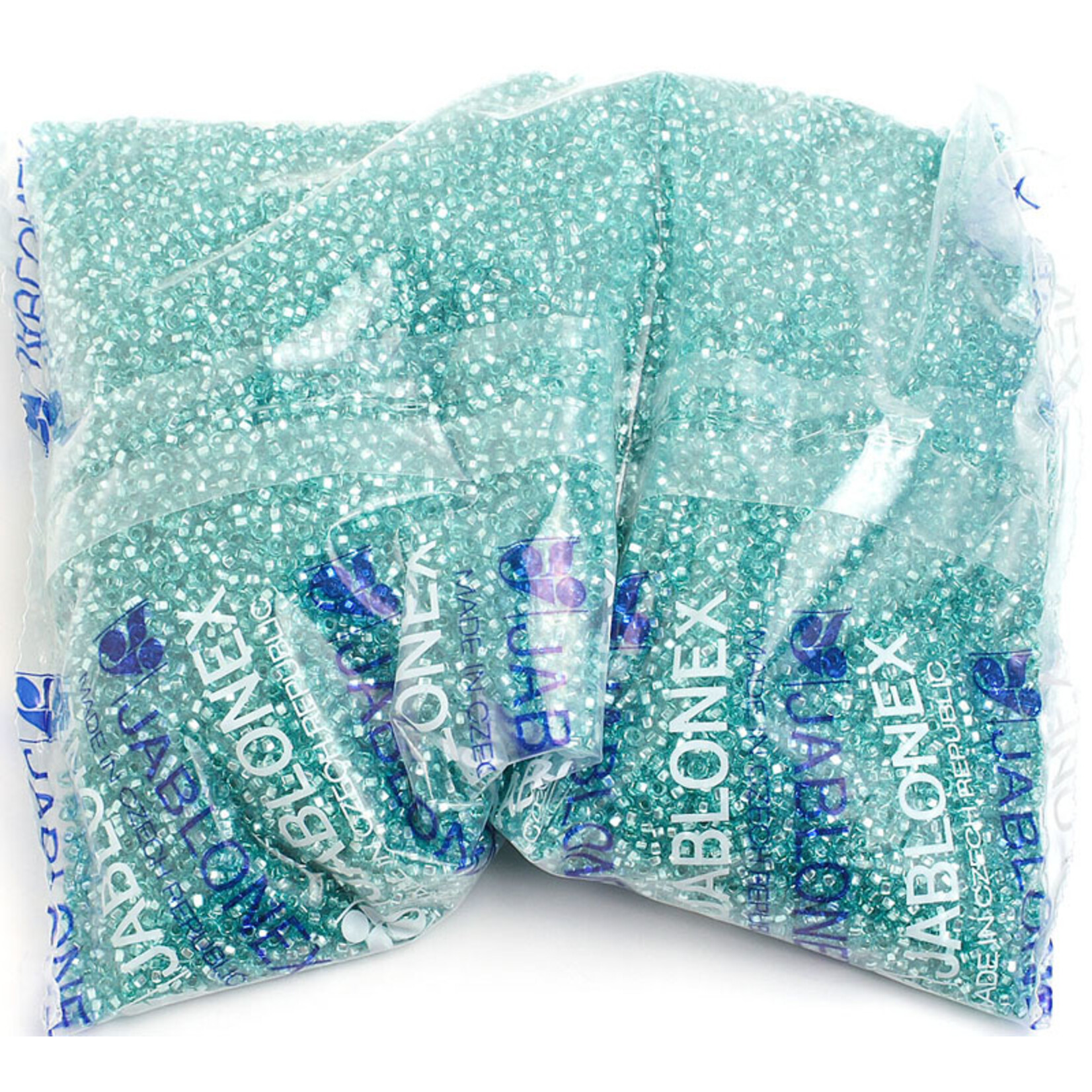 Seedbead (500 grams)  10/0 Silverlined  - Crystal