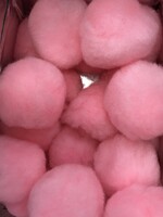 Pom Poms 2" Pink 50pcs