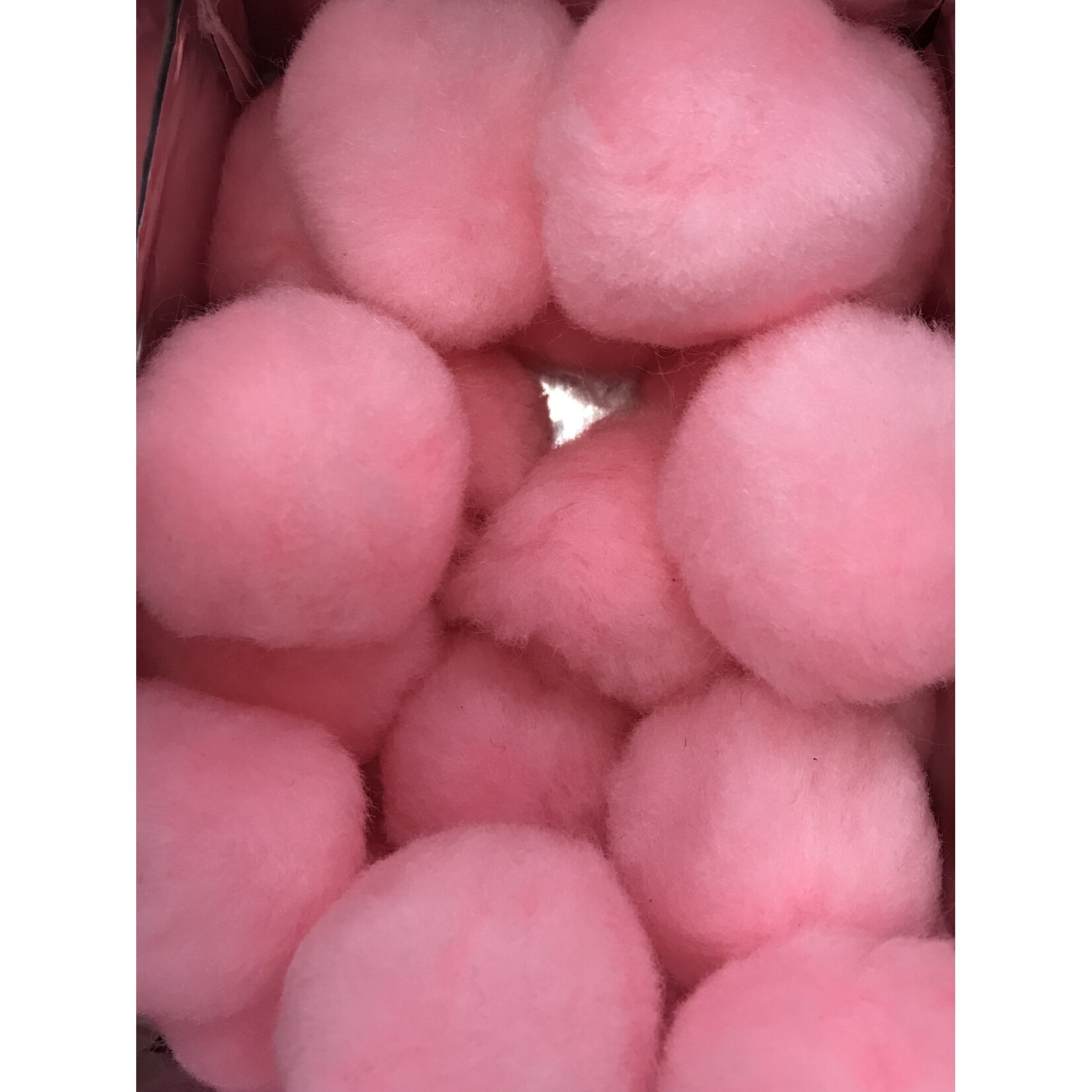 Pom Poms 2" Pink 50pcs