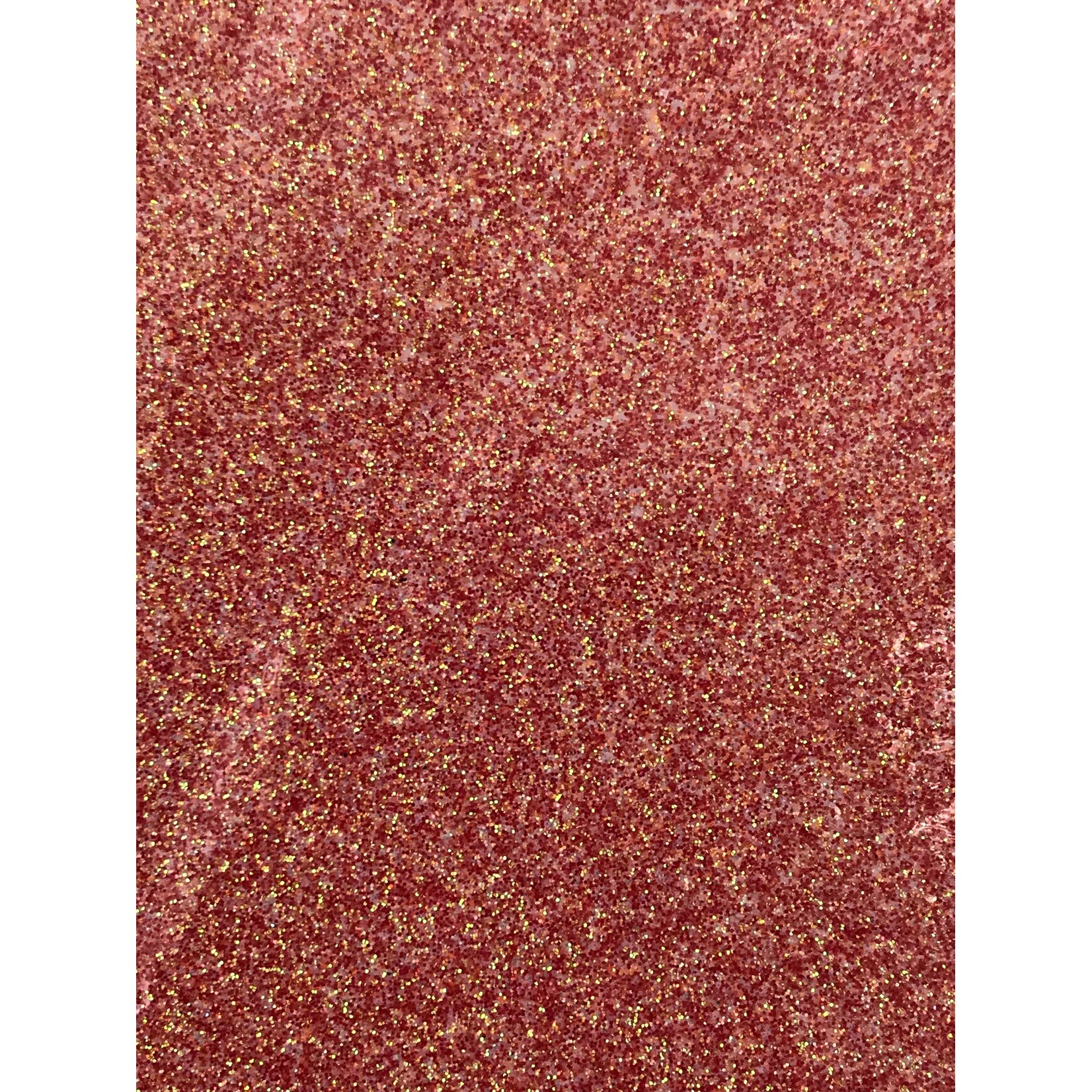 Glitter Paper Adhesive 20x30 cm (5 Pieces) Coral