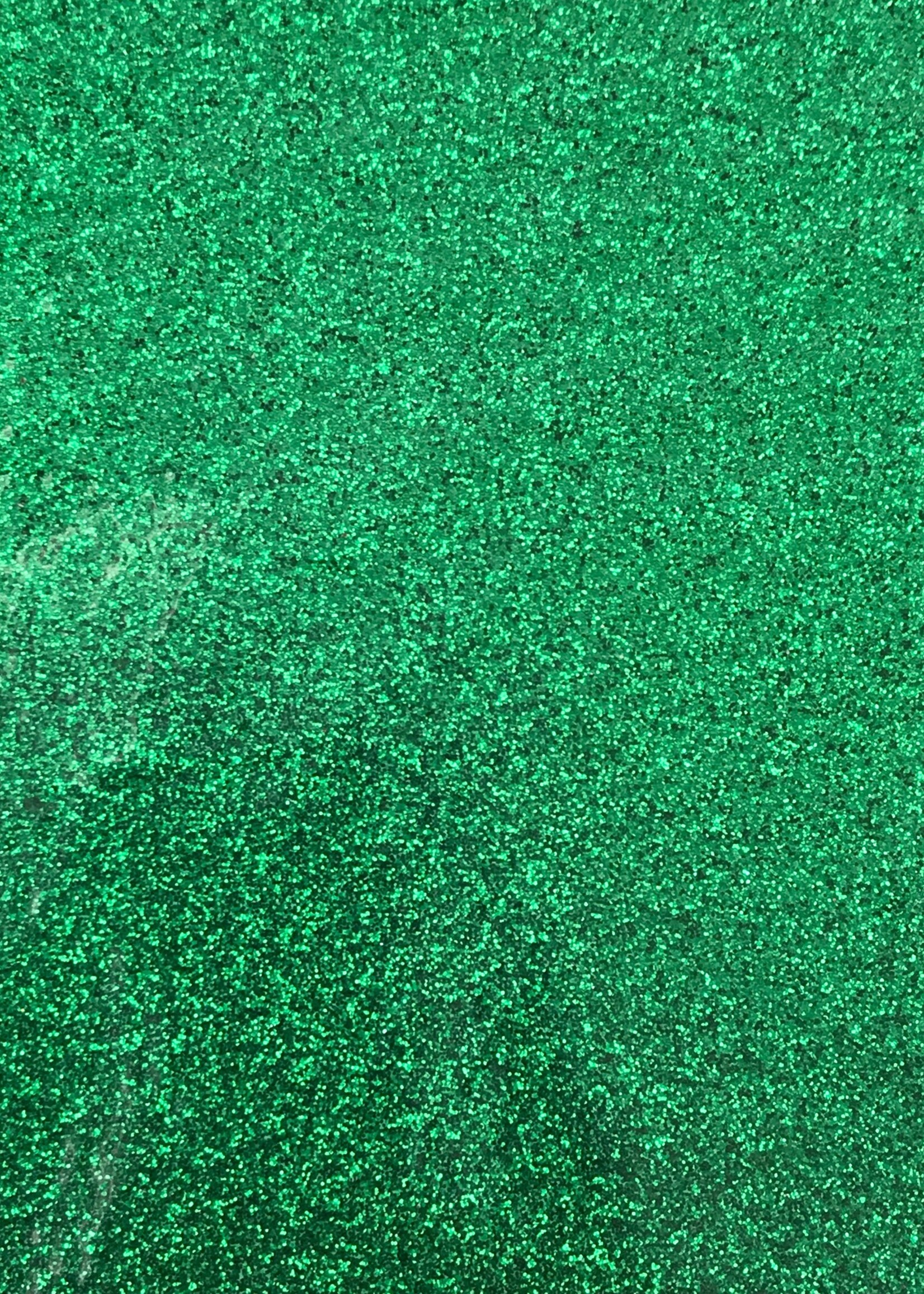 Glitter Paper Adhesive 20x30 cm (5 Pieces) Emerald Green