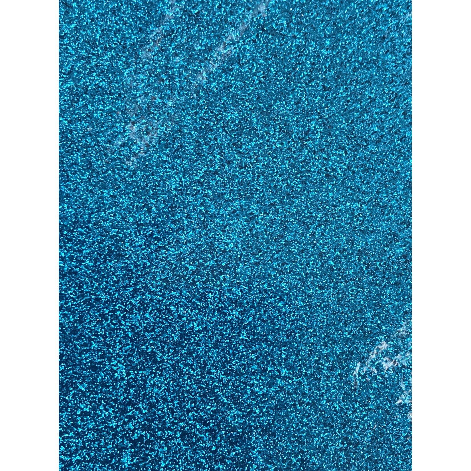 Glitter Paper Adhesive 20x30 cm (5 Pieces) Turquoise