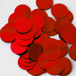 Plain Sequin Round 500 grams  Red 20mm