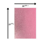 Glitter Card Stock 360 GSM 19 5/8 x 27 1/2 Inches Pink Iridescent