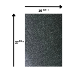 Glitter Card Stock 360 GSM 19 5/8 x 27 1/2 Inches Galaxy Grey