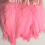 Quality Goose Nageoire Feather 5-7 Inches Baby Pink