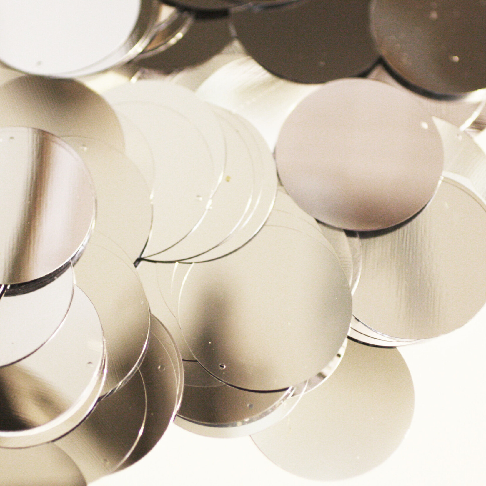 Plain Sequin 30mm Round 100 pieces