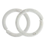 NEO Jump Rings - 4.5mm White 21ga 100 grams (280 pieces)