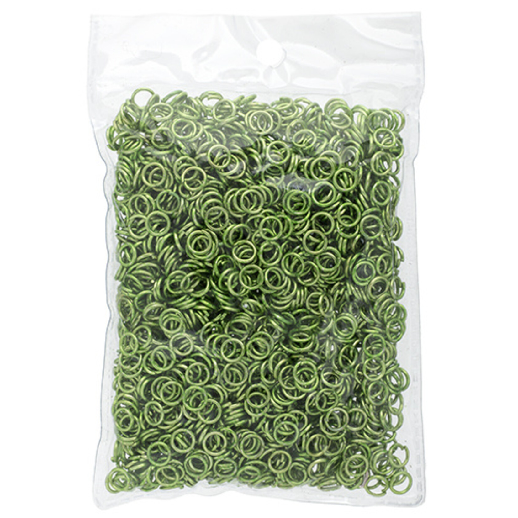 NEO Jump Ring - 4.5mm LimeGreen 21ga 100 grams (280 pieces)