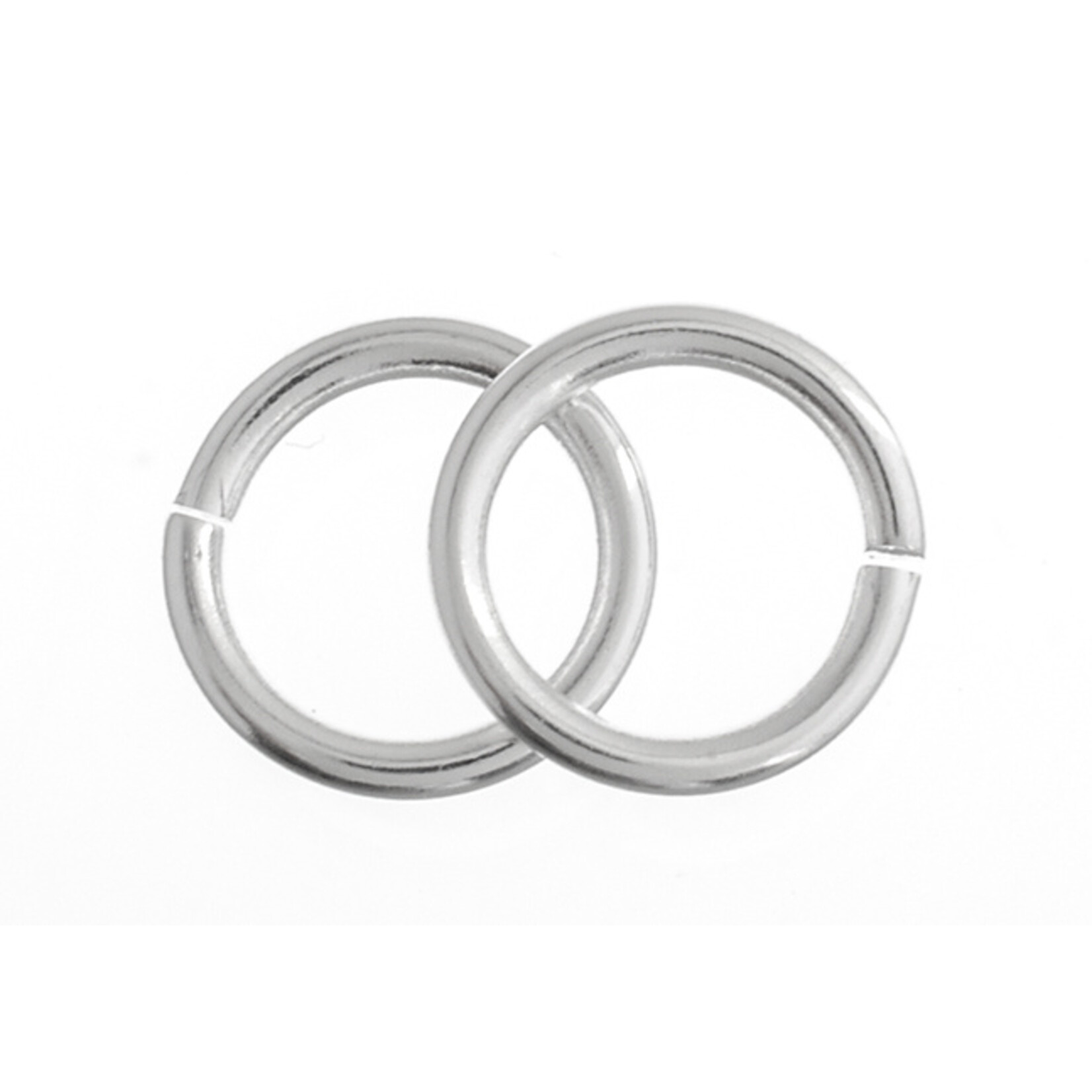 Jump Rings 9mm 16ga - Silver (500 Pieces)
