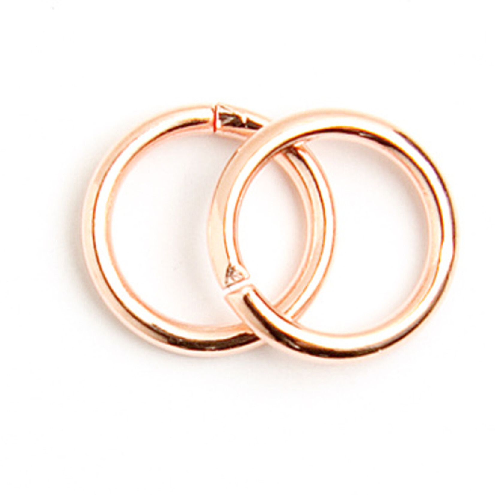 Jump Rings 9mm 16ga -Shiny Copper (12 Pieces)