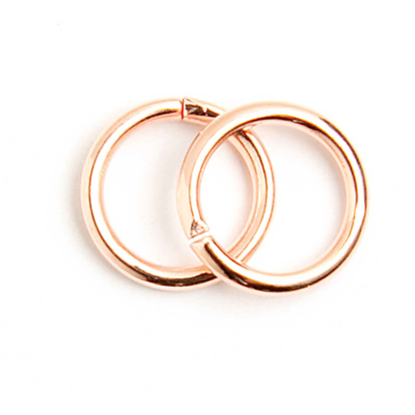 Jump Rings 9mm 16ga -Shiny Copper (12 Pieces)