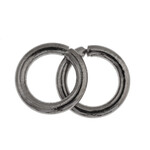 Jump Rings Gun Metal 9mm 12 pcs