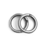 Jump Ring Gunmetal 7mm 18g 24 pieces
