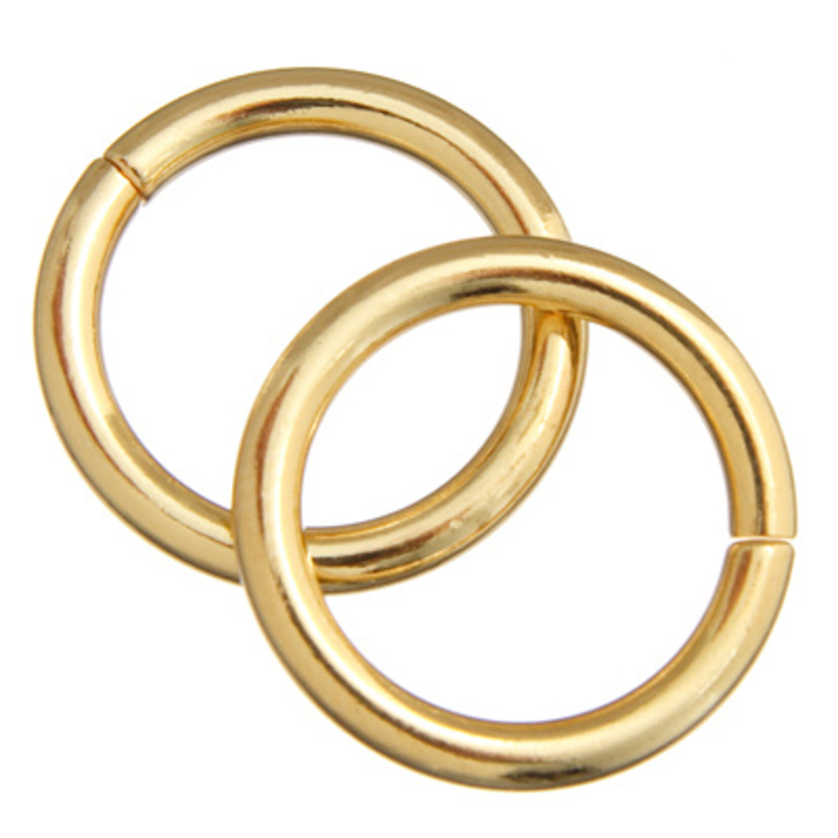 Jump Ring 20mm - Thick 2.6mm Gold (25pcs)