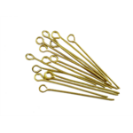 Eye Pins (12pcs) Brass 1 Inch 22ga(0.25)