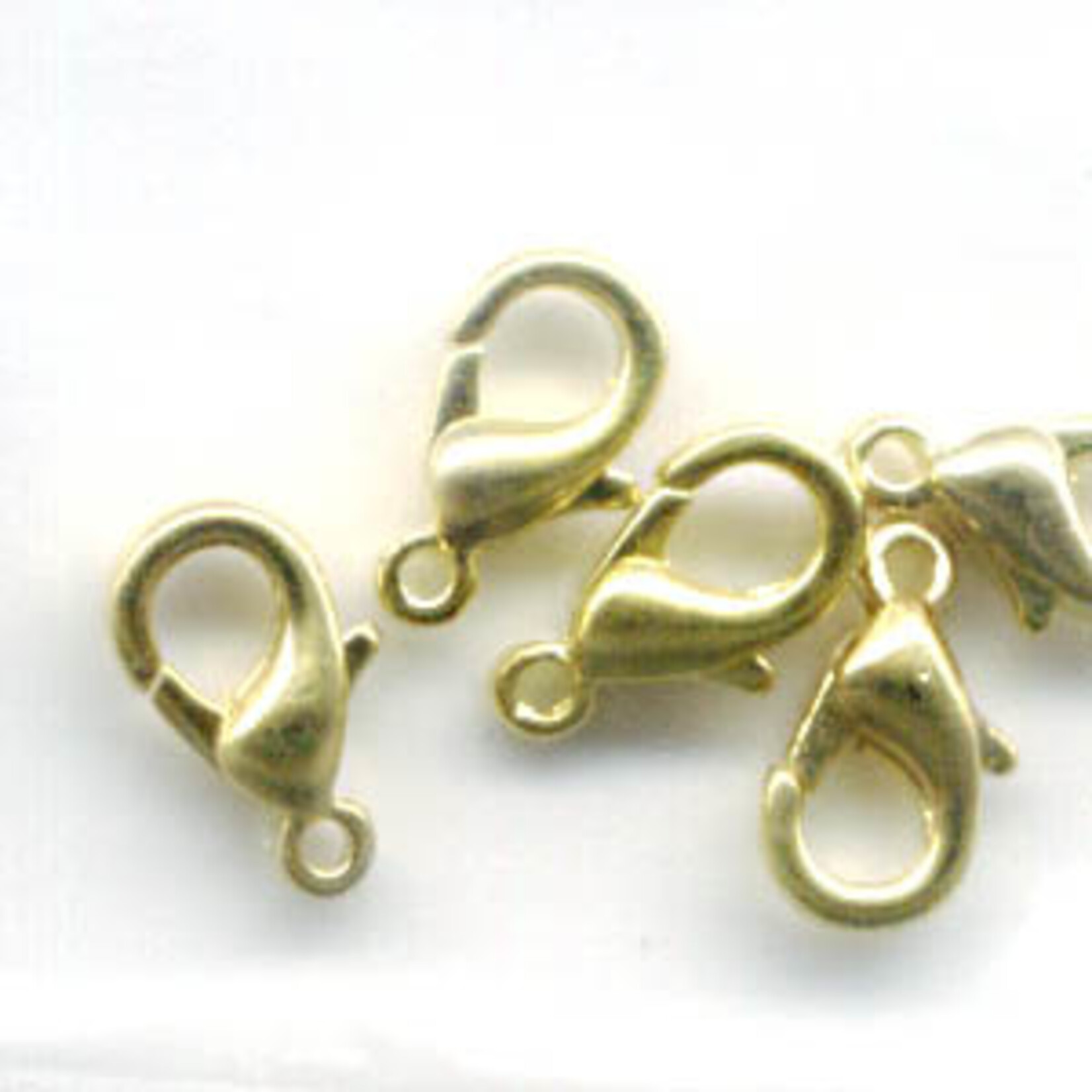 Lobster Clasp Hamilton 10mm (6pcs) - Gold