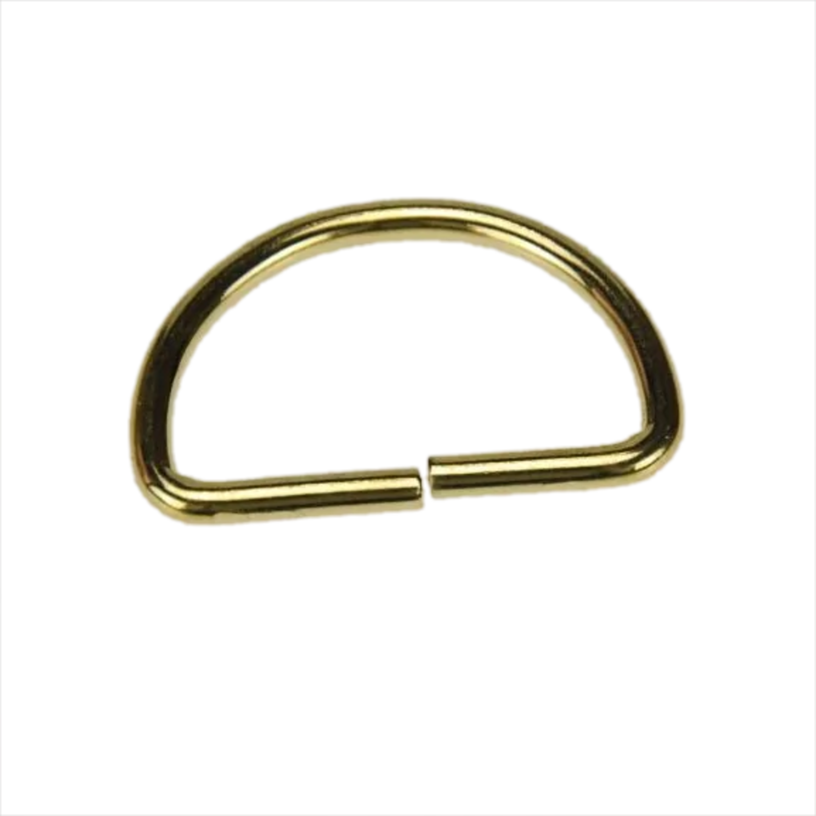Metal D Ring - Brass 38mm/1.5 Inches (2pcs)