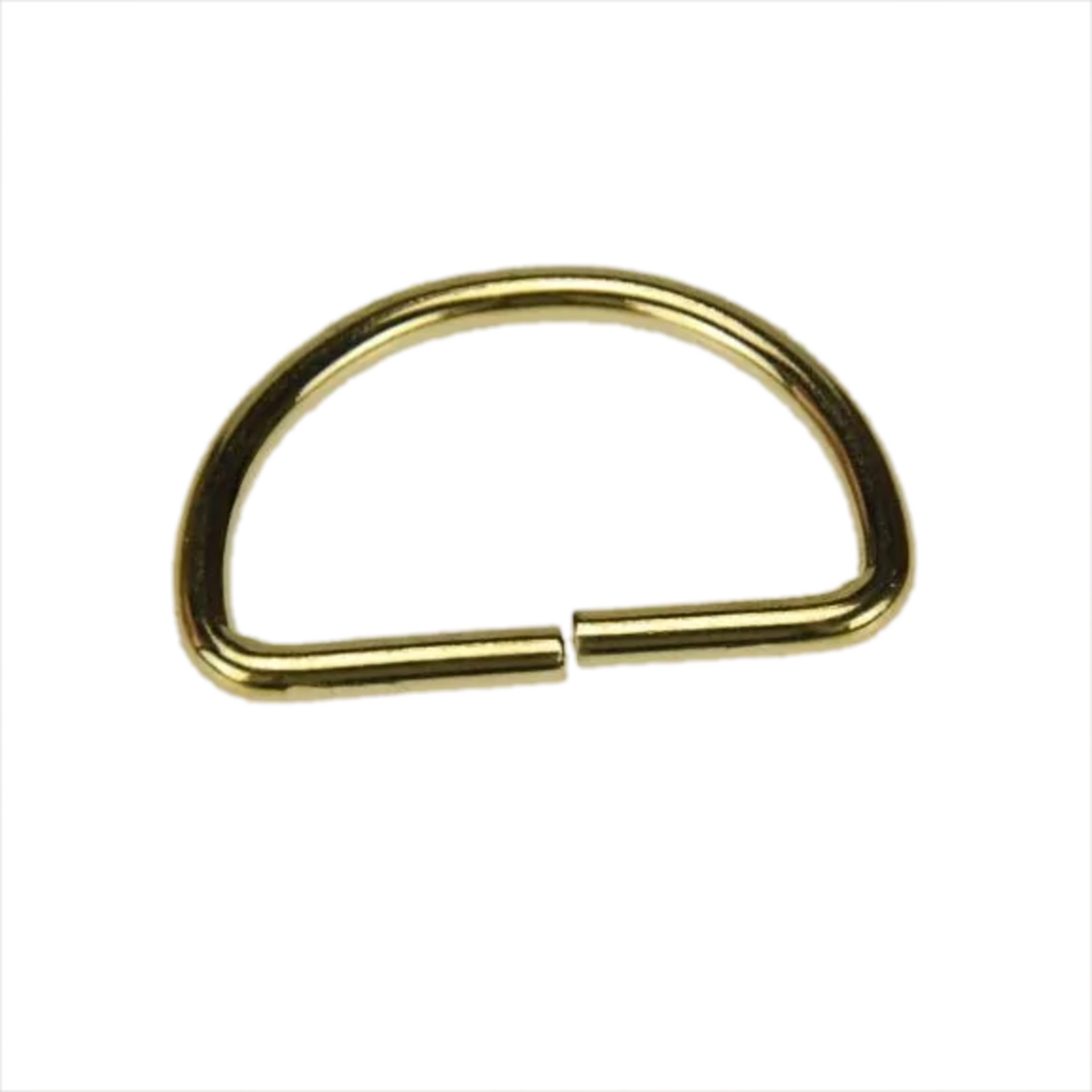 Metal D Ring - Brass 38mm/1.5 Inches (2pcs)